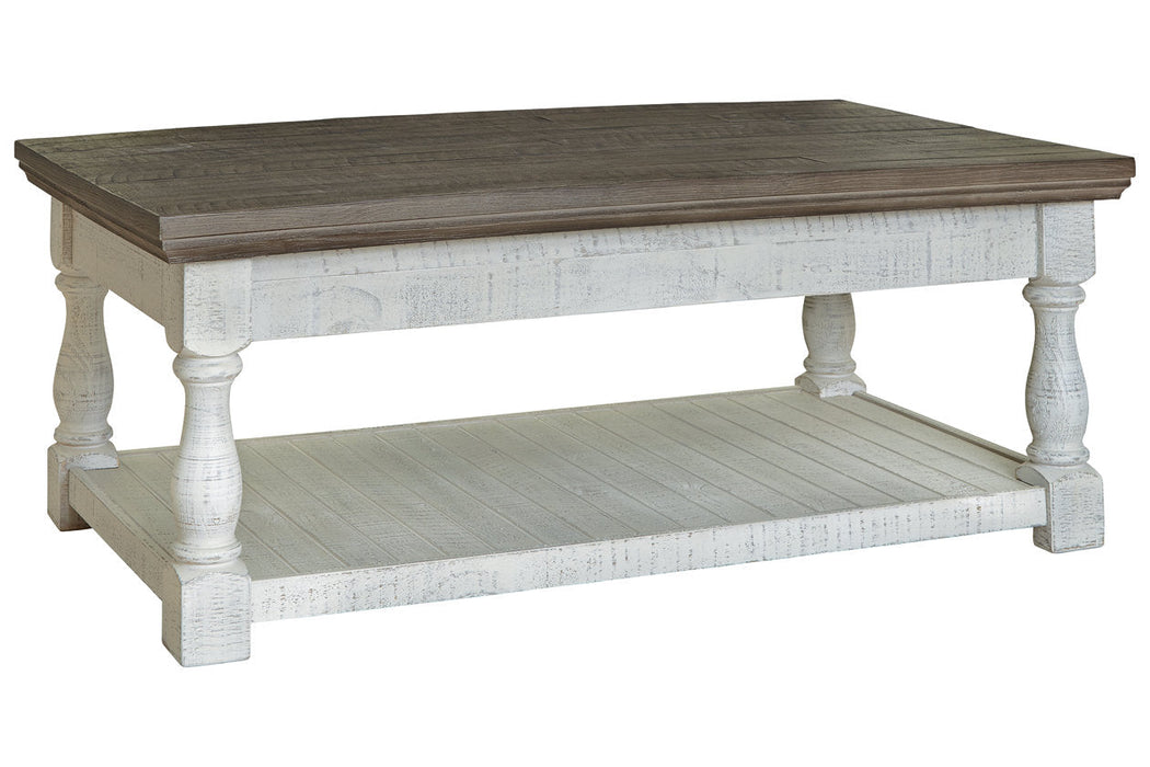 Havalance Gray/White Lift-Top Coffee Table - T814-9 - Vega Furniture