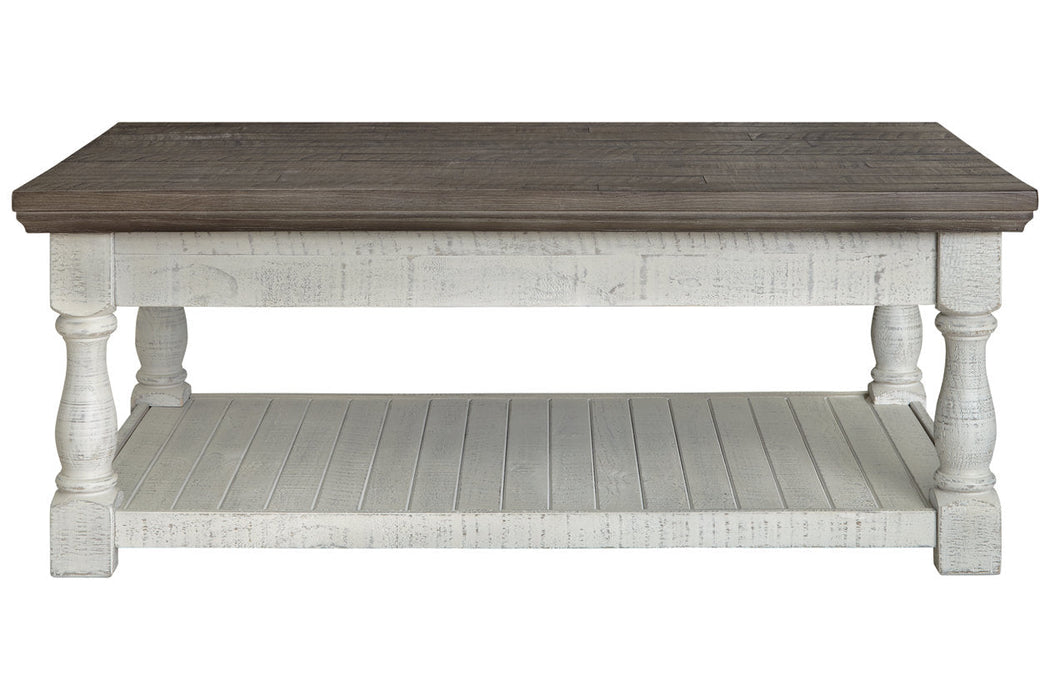 Havalance Gray/White Lift-Top Coffee Table - T814-9 - Vega Furniture