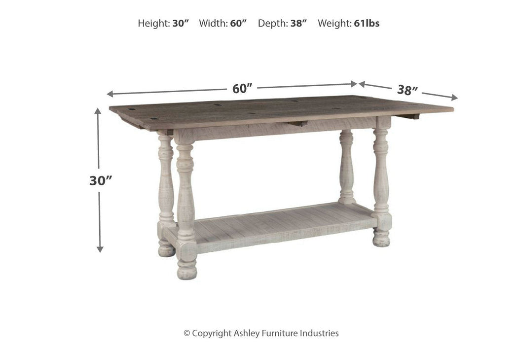 Havalance Gray/White Sofa/Console Table - T814-4 - Vega Furniture