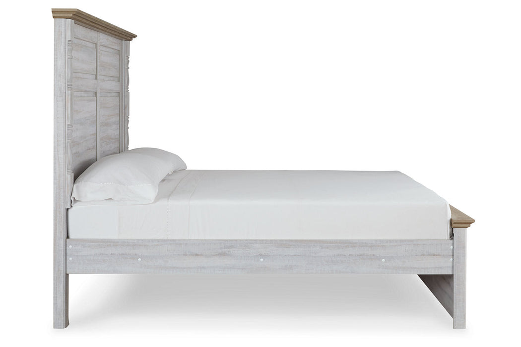 Haven Bay Two-tone King Panel Bed - SET | B1512-56 | B1512-58 | B1512-99 | B1512-61 - Vega Furniture