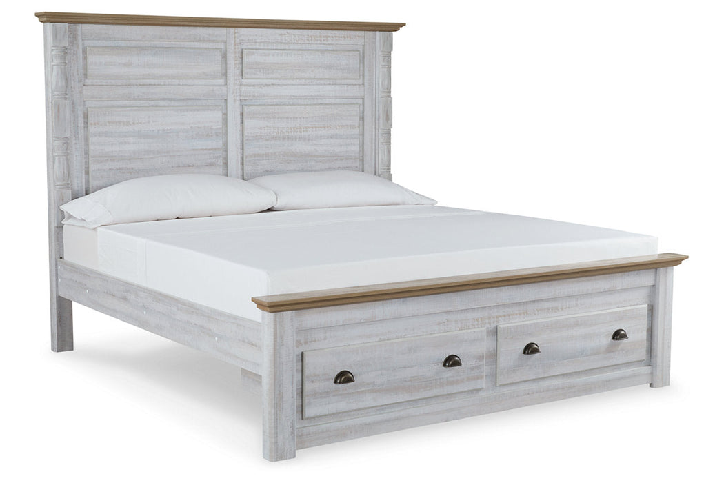 Haven Bay Two-tone King Panel Storage Bed - SET | B1512-56S | B1512-58 | B1512-99 | B1512-61 - Vega Furniture