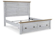 Haven Bay Two-tone King Panel Storage Bed - SET | B1512-56S | B1512-58 | B1512-99 | B1512-61 - Vega Furniture