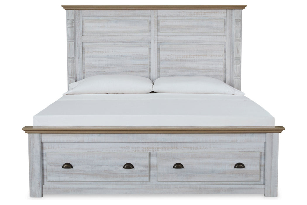 Haven Bay Two-tone King Panel Storage Bed - SET | B1512-56S | B1512-58 | B1512-99 | B1512-61 - Vega Furniture