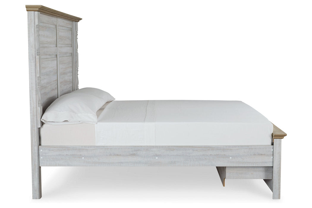 Haven Bay Two-tone King Panel Storage Bed - SET | B1512-56S | B1512-58 | B1512-99 | B1512-61 - Vega Furniture