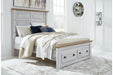 Haven Bay Two-tone Queen Panel Storage Bed - SET | B1512-54S | B1512-57 | B1512-98 | B1512-61 - Vega Furniture