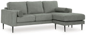 Hazela Charcoal Sofa Chaise - 4110218 - Vega Furniture