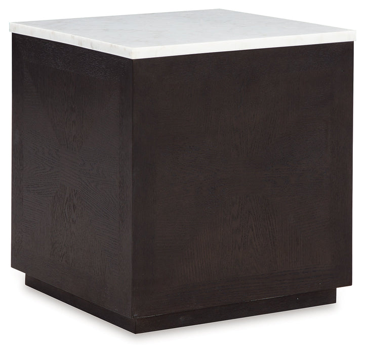 Henridge Black/White Accent Table - A4000563 - Vega Furniture