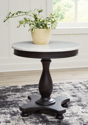 Henridge Black/White Accent Table - A4000565 - Vega Furniture