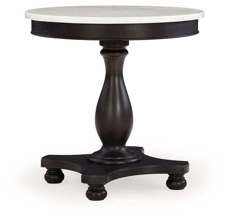 Henridge Black/White Accent Table - A4000565 - Vega Furniture