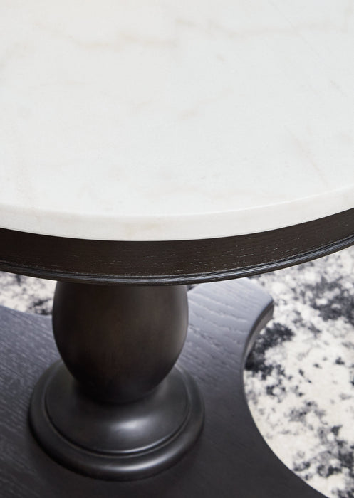 Henridge Black/White Accent Table - A4000565 - Vega Furniture