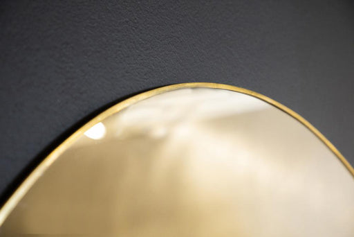 Hermione Round Wall Mirror Gold - 963485 - Vega Furniture