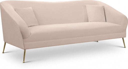 Hermosa Pink Velvet Sofa - 658Pink-S - Vega Furniture