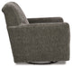 Herstow Charcoal Swivel Glider Accent Chair - A3000366 - Vega Furniture