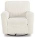 Herstow Ivory Swivel Glider Accent Chair - A3000365 - Vega Furniture