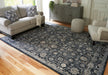 Hilcott Blue/Cream/Brown Large Rug - R406111 - Vega Furniture