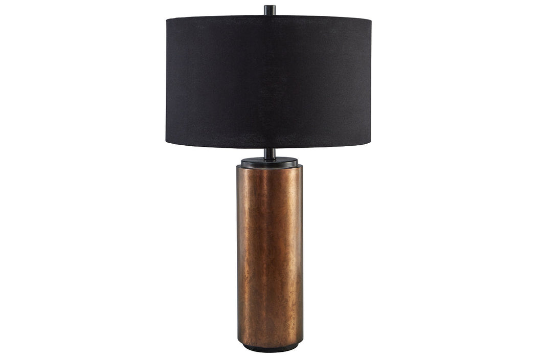 Hildry Antique Brass Finish Table Lamp - L208304 - Vega Furniture