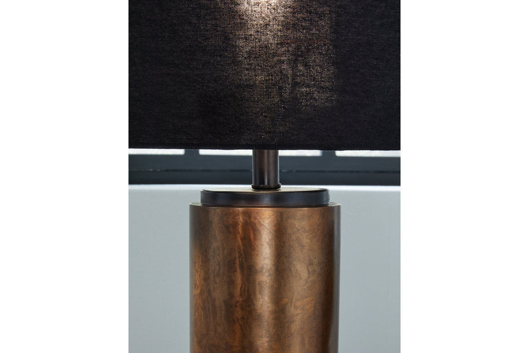 Hildry Antique Brass Finish Table Lamp - L208304 - Vega Furniture