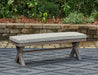 Hillside Barn Gray/Brown 54" Outdoor Dining Bench - P564-600 - Vega Furniture