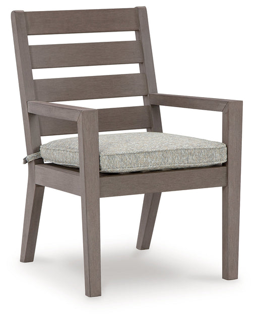 Hillside Barn Gray/Brown Outdoor Dining Arm Chair (Set of 2) - P564-601A - Vega Furniture