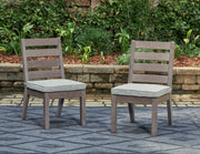 Hillside Barn Gray/Brown Outdoor Dining Chair (Set of 2) - P564-601 - Vega Furniture