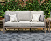 Hillside Barn Gray/Brown Outdoor Sofa with Cushion - P564-838 - Vega Furniture