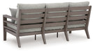 Hillside Barn Gray/Brown Outdoor Sofa with Cushion - P564-838 - Vega Furniture