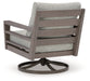 Hillside Barn Gray/Brown Outdoor Swivel Lounge with Cushion - P564-821 - Vega Furniture