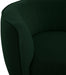 Hilton Green Boucle Fabric Chaise Lounge - 158Green - Vega Furniture