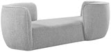 Hilton Grey Boucle Fabric Chaise Lounge - 158Grey - Vega Furniture