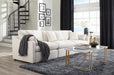 Hobson Off-White Cushion Back Armless Chair - 551451 - Vega Furniture