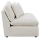 Hobson Off-White Cushion Back Armless Chair - 551451 - Vega Furniture