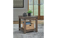 Hollum Rustic Brown End Table - T466-2 - Vega Furniture