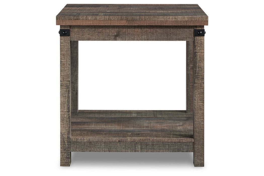 Hollum Rustic Brown End Table - T466-2 - Vega Furniture