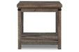 Hollum Rustic Brown End Table - T466-2 - Vega Furniture