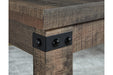 Hollum Rustic Brown End Table - T466-2 - Vega Furniture