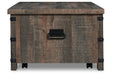 Hollum Rustic Brown Lift-Top Coffee Table - T466-9 - Vega Furniture