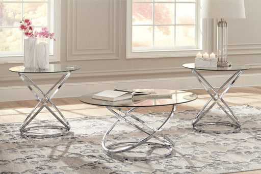 Hollynyx Chrome Finish Table, Set of 3 - T270-13 - Vega Furniture
