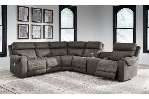 Hoopster Gunmetal 6-Piece Power Reclining Sectional - SET | 2370331 | 2370346 | 2370358 | 2370362 | 2370377 | 2370360 - Vega Furniture