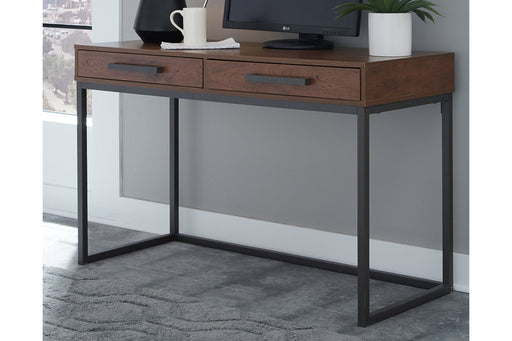 Horatio Warm Brown/Gunmetal Home Office Desk - Z1610999 - Vega Furniture