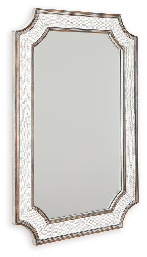 Howston Antique White Accent Mirror - A8010314 - Vega Furniture