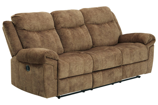 Huddle-Up Nutmeg Reclining Sofa with Drop Down Table - 8230489 - Vega Furniture