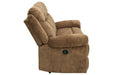 Huddle-Up Nutmeg Reclining Sofa with Drop Down Table - 8230489 - Vega Furniture