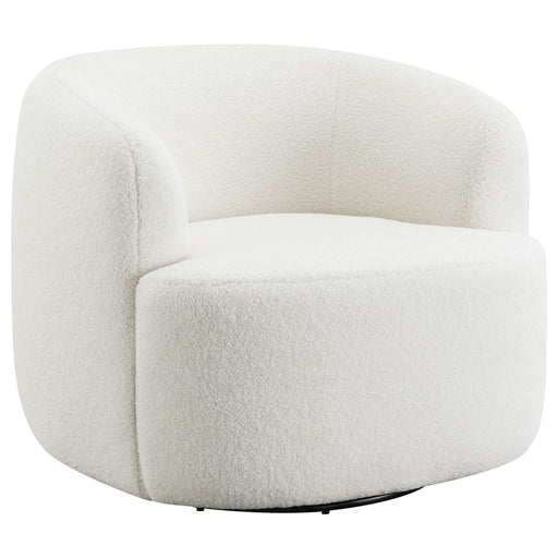 Hudson Natural Upholstered Swivel Chair - 905726 - Vega Furniture