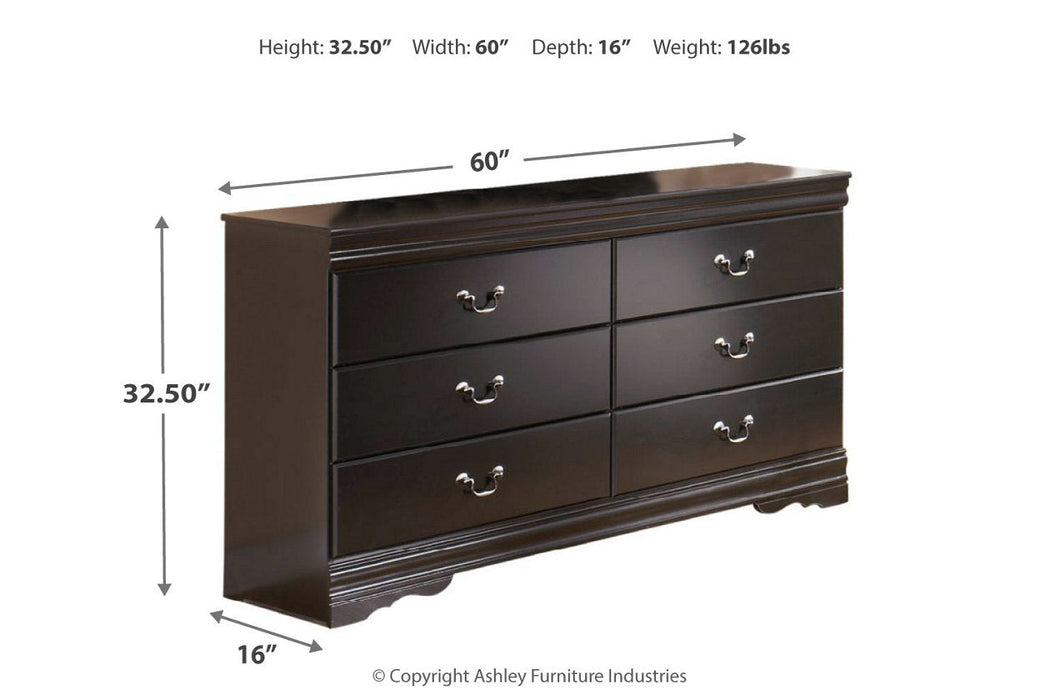 Huey Vineyard Black Dresser - B128-31 - Vega Furniture