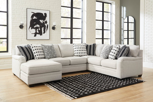 Huntsworth Dove Gray 4-Piece LAF Chaise Sectional - SET | 3970216 | 3970234 | 3970277 | 3970256 - Vega Furniture