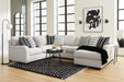 Huntsworth Dove Gray 4-Piece RAF Chaise Sectional - SET | 3970217 | 3970234 | 3970277 | 3970255 - Vega Furniture