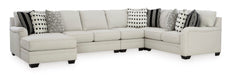 Huntsworth Dove Gray 5-Piece LAF Chaise Sectional - SET | 3970216 | 3970234 | 3970277 | 3970256 | 3970246 - Vega Furniture