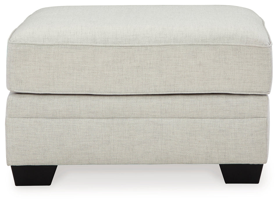 Huntsworth Dove Gray Oversized Accent Ottoman - 3970208 - Vega Furniture