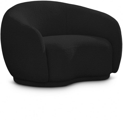 Hyde Black Boucle Fabric Chair - 693Black-C - Vega Furniture