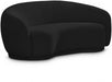 Hyde Black Boucle Fabric Loveseat - 693Black-L - Vega Furniture